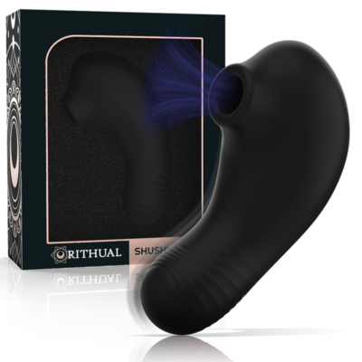 O estimulador de clitóris SHUSHU PRO é a evolução do bem sucedido SHUSHU , pertencente à conceituada marca RITHUAL . Este vibrador, num elegante tom preto, foi desenhado com foco absoluto na satisfação e prazer de quem o utiliza. As suas dimensões, com 11 cm de altura e 4,5 cm de largura, tornam-no num companheiro de prazer compacto e manejável.