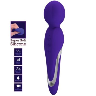 Este massageador de silicone supermacio possui 7 funções de vibração e 5 níveis de intensidade. O massageador está incrivelmente equipado para lhe proporcionar um prazer intenso noite após noite.